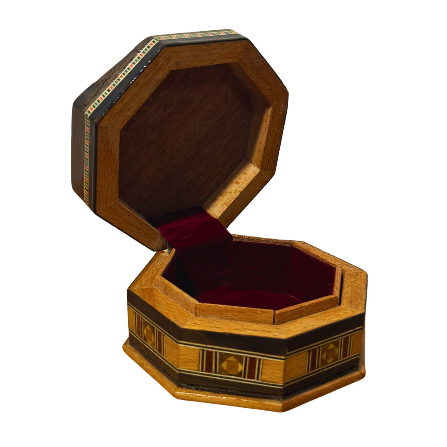 صندوق موزاييك دمشقي – حرفة يدوية وأناقة مخملية