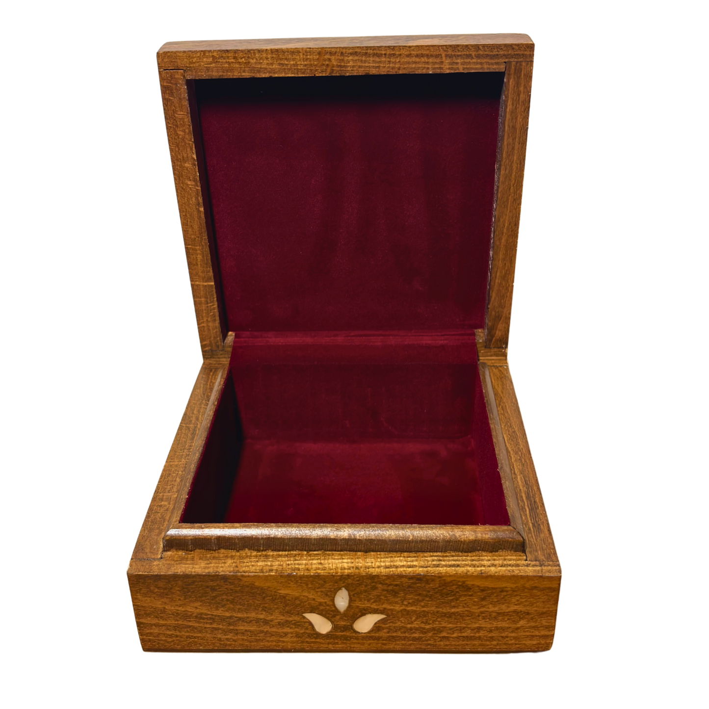 Caja Damasquina de Lujo Hecha a Mano – Nácar y Terciopelo