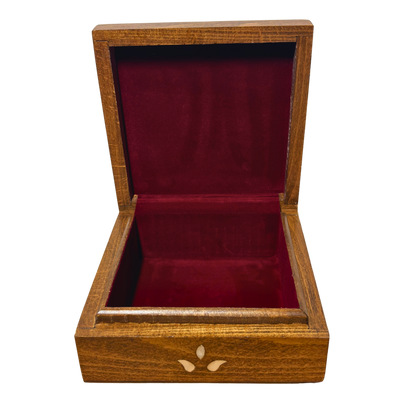 Caja Damasquina de Lujo Hecha a Mano – Nácar y Terciopelo