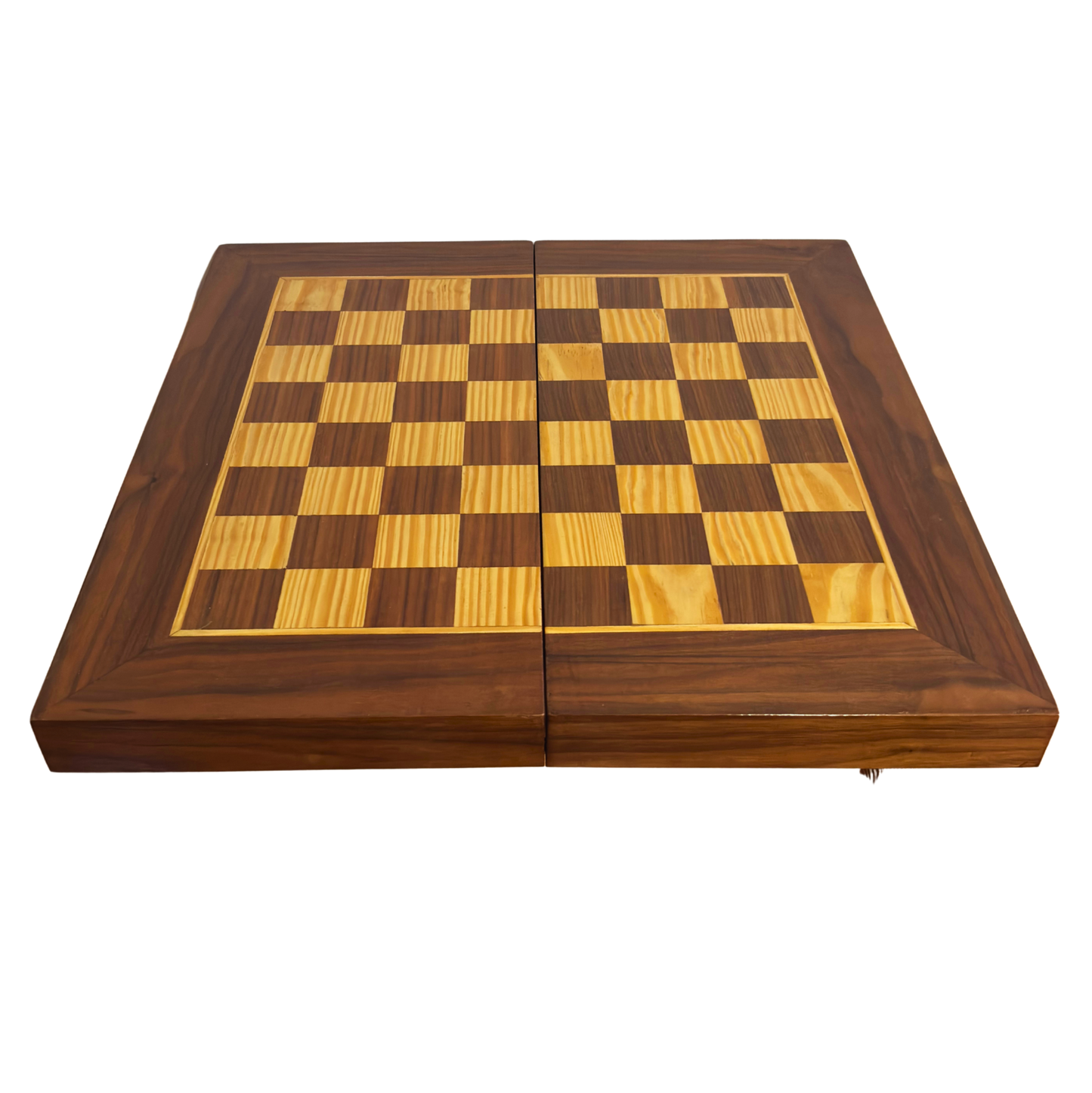 Handcrafted Damascene Chess & Backgammon Table by Gaby Al Dayeh – Classic Mosaic Design