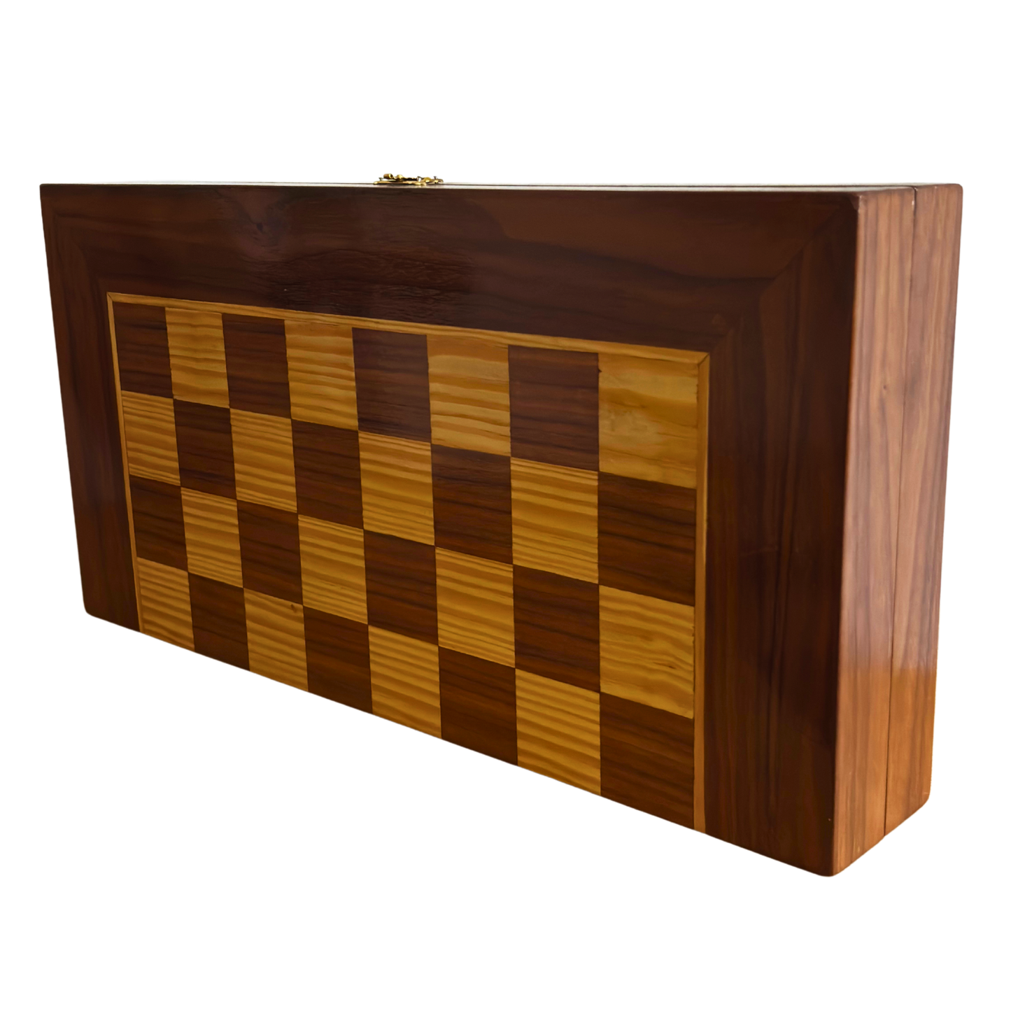 Handcrafted Damascene Chess & Backgammon Table by Gaby Al Dayeh – Classic Mosaic Design