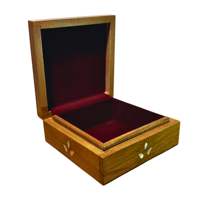 Handcrafted Damascene Luxury Box – Mother of Pearl & Velvet Elegance