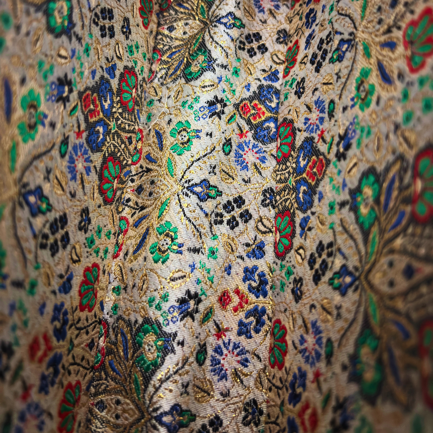 Mother – Pochette Damascène de Luxe en Nacre & Brocart