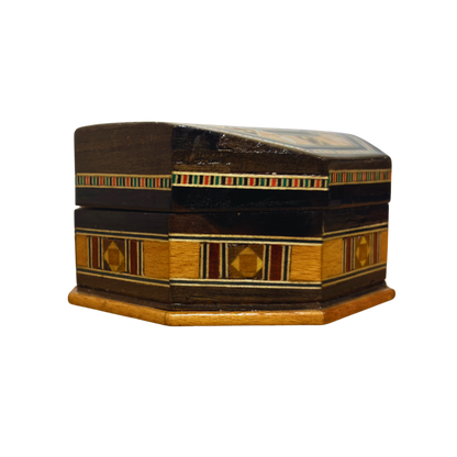 صندوق موزاييك دمشقي – حرفة يدوية وأناقة مخملية