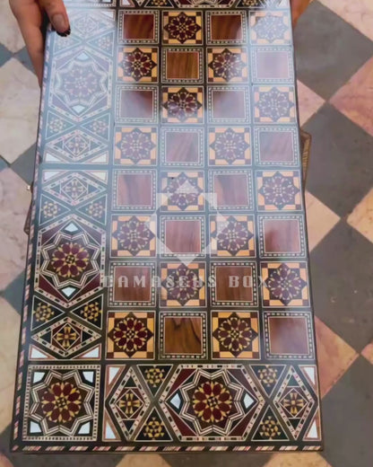 Backgammon-Stukjes Set – Wit & Zwart met Dobbelstenen